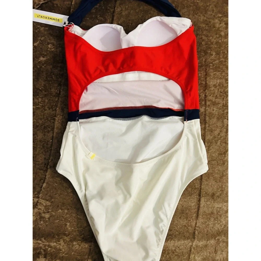 New Summersalt One Piece Swimsuit Womens 6 - The Intercostal Retails For $98
